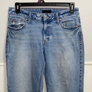 Edgely Blue Denim Distressed Jeans size 8